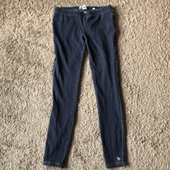Abercrombie and Fitch Denim Blue Leggings - Picture 2 of 9